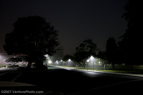 Ventura College at Night