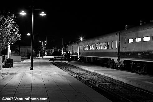 Santa Paula Train, Night